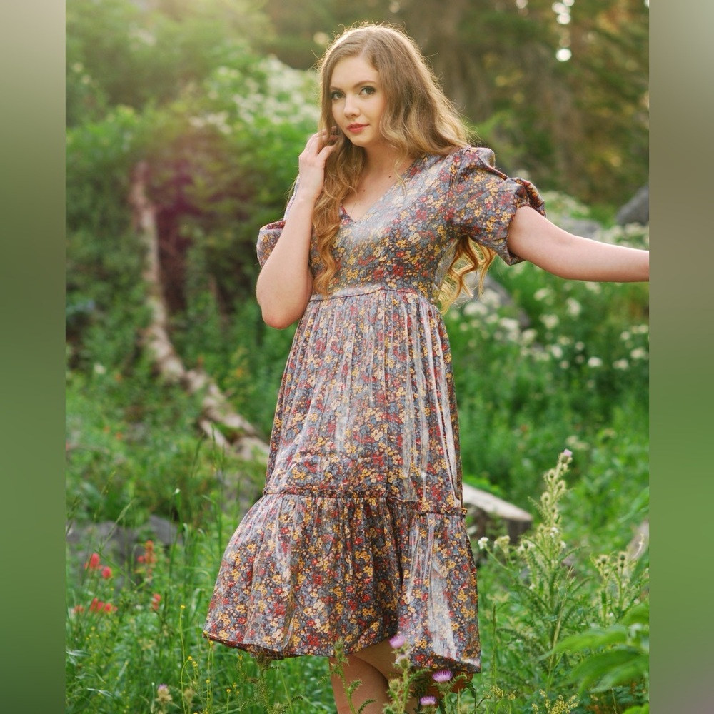 Shimmery dress!